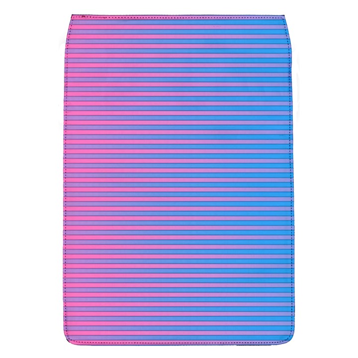 Turquoise Pink Stripe Light Blue Flap Covers (L) 