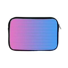 Turquoise Pink Stripe Light Blue Apple Ipad Mini Zipper Cases by Mariart