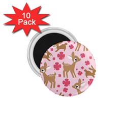 Preety Deer Cute 1 75  Magnets (10 Pack)  by Nexatart