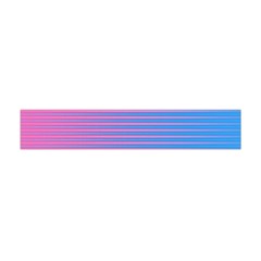 Turquoise Pink Stripe Light Blue Flano Scarf (mini) by Mariart