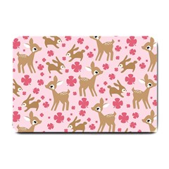 Preety Deer Cute Small Doormat  by Nexatart