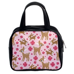 Preety Deer Cute Classic Handbags (2 Sides) by Nexatart