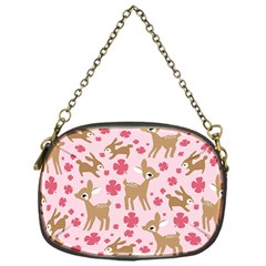 Preety Deer Cute Chain Purses (one Side)  by Nexatart