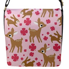 Preety Deer Cute Flap Messenger Bag (s) by Nexatart