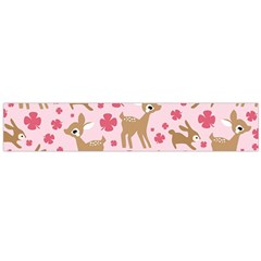 Preety Deer Cute Flano Scarf (large) by Nexatart