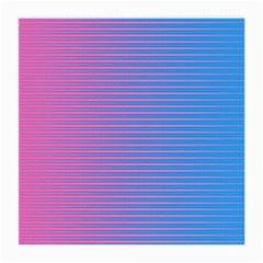 Turquoise Pink Stripe Light Blue Medium Glasses Cloth (2-side) by Mariart