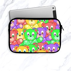 Cute Cartoon Crowd Of Colourful Kids Bears Apple Ipad Mini Zipper Cases by Nexatart