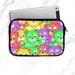 Cute Cartoon Crowd Of Colourful Kids Bears Apple iPad Mini Zipper Cases Front