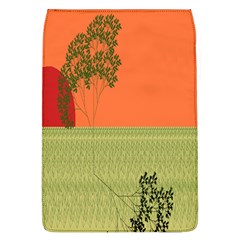 Sunset Orange Green Tree Sun Red Polka Flap Covers (l)  by Mariart