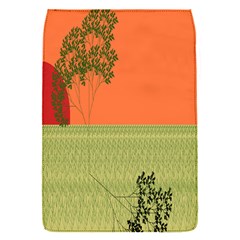 Sunset Orange Green Tree Sun Red Polka Flap Covers (s)  by Mariart