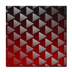 Netflix Play Button Pattern Tile Coasters