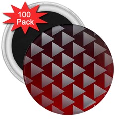 Netflix Play Button Pattern 3  Magnets (100 pack)