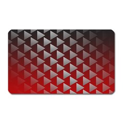 Netflix Play Button Pattern Magnet (Rectangular)