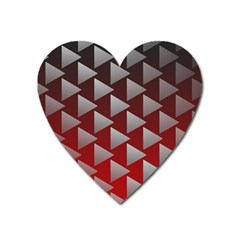 Netflix Play Button Pattern Heart Magnet