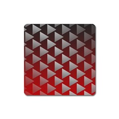 Netflix Play Button Pattern Square Magnet by Nexatart