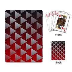 Netflix Play Button Pattern Playing Card