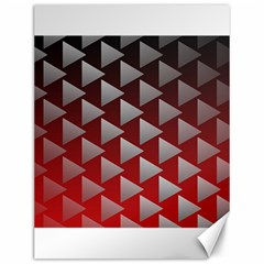 Netflix Play Button Pattern Canvas 12  x 16  