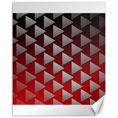 Netflix Play Button Pattern Canvas 16  x 20  