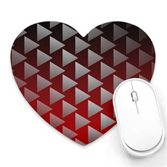 Netflix Play Button Pattern Heart Mousepads