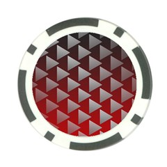 Netflix Play Button Pattern Poker Chip Card Guard by Nexatart