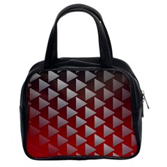 Netflix Play Button Pattern Classic Handbags (2 Sides)