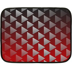 Netflix Play Button Pattern Double Sided Fleece Blanket (Mini) 