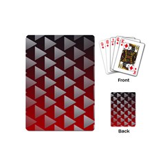 Netflix Play Button Pattern Playing Cards (Mini) 