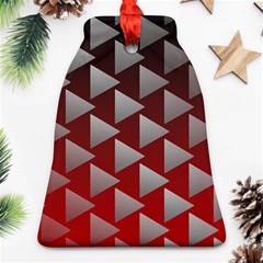 Netflix Play Button Pattern Bell Ornament (two Sides) by Nexatart