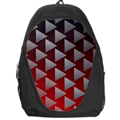 Netflix Play Button Pattern Backpack Bag by Nexatart