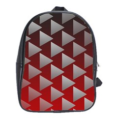 Netflix Play Button Pattern School Bags (XL) 