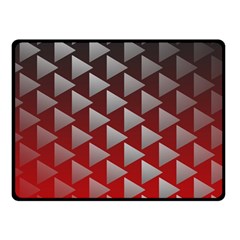 Netflix Play Button Pattern Double Sided Fleece Blanket (Small) 