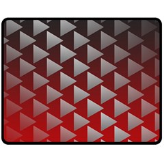 Netflix Play Button Pattern Double Sided Fleece Blanket (medium)  by Nexatart