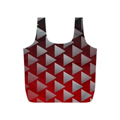 Netflix Play Button Pattern Full Print Recycle Bags (s)  by Nexatart