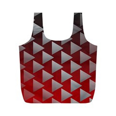 Netflix Play Button Pattern Full Print Recycle Bags (M) 