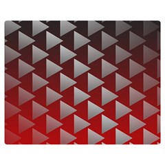 Netflix Play Button Pattern Double Sided Flano Blanket (Medium) 