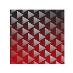 Netflix Play Button Pattern Small Satin Scarf (square)