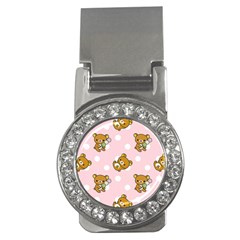 Kawaii Bear Pattern Money Clips (cz)  by Nexatart