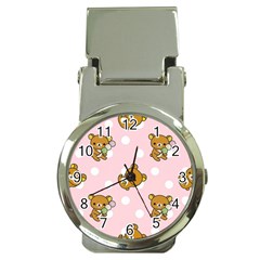 Kawaii Bear Pattern Money Clip Watches by Nexatart