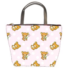 Kawaii Bear Pattern Bucket Bags by Nexatart