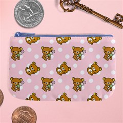 Kawaii Bear Pattern Large Coin Purse