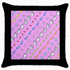 Chaffyyami Nurse Desktop Throw Pillow Case (black) by Nexatart