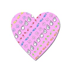 Chaffyyami Nurse Desktop Heart Magnet by Nexatart