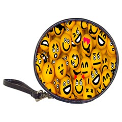 Smileys Linus Face Mask Cute Yellow Classic 20-cd Wallets by Mariart