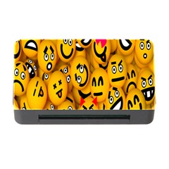 Smileys Linus Face Mask Cute Yellow Memory Card Reader With Cf by Mariart