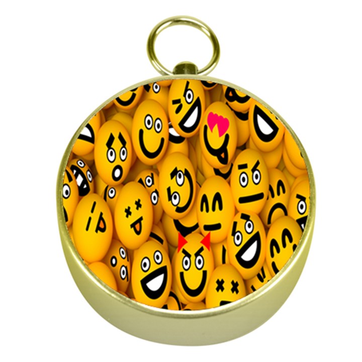 Smileys Linus Face Mask Cute Yellow Gold Compasses