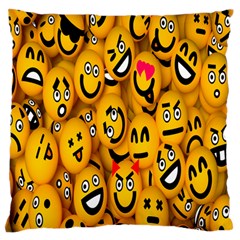 Smileys Linus Face Mask Cute Yellow Standard Flano Cushion Case (one Side) by Mariart