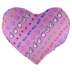 Chaffyyami Nurse Desktop Large 19  Premium Heart Shape Cushions by Nexatart