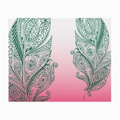 Toggle The Widget Bar Leaf Green Pink Small Glasses Cloth by Mariart