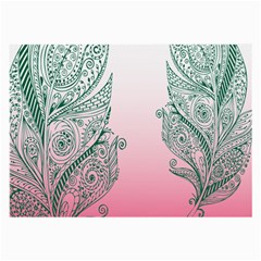 Toggle The Widget Bar Leaf Green Pink Large Glasses Cloth by Mariart