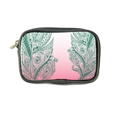 Toggle The Widget Bar Leaf Green Pink Coin Purse by Mariart